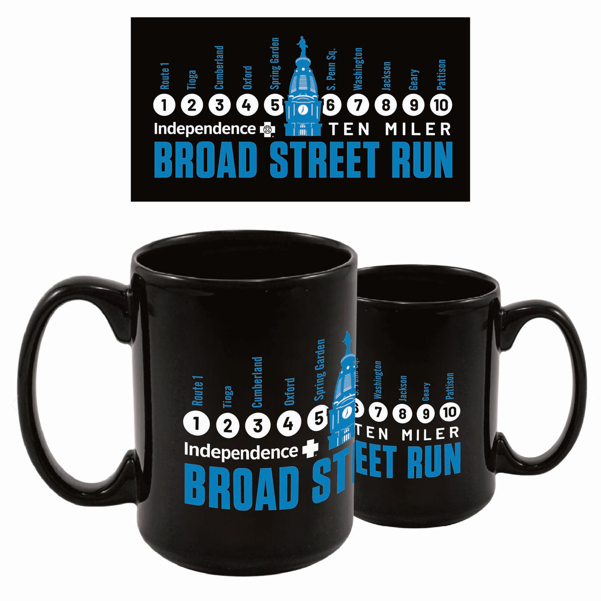 Mug -Black- Subway – Shop Broad Street Run