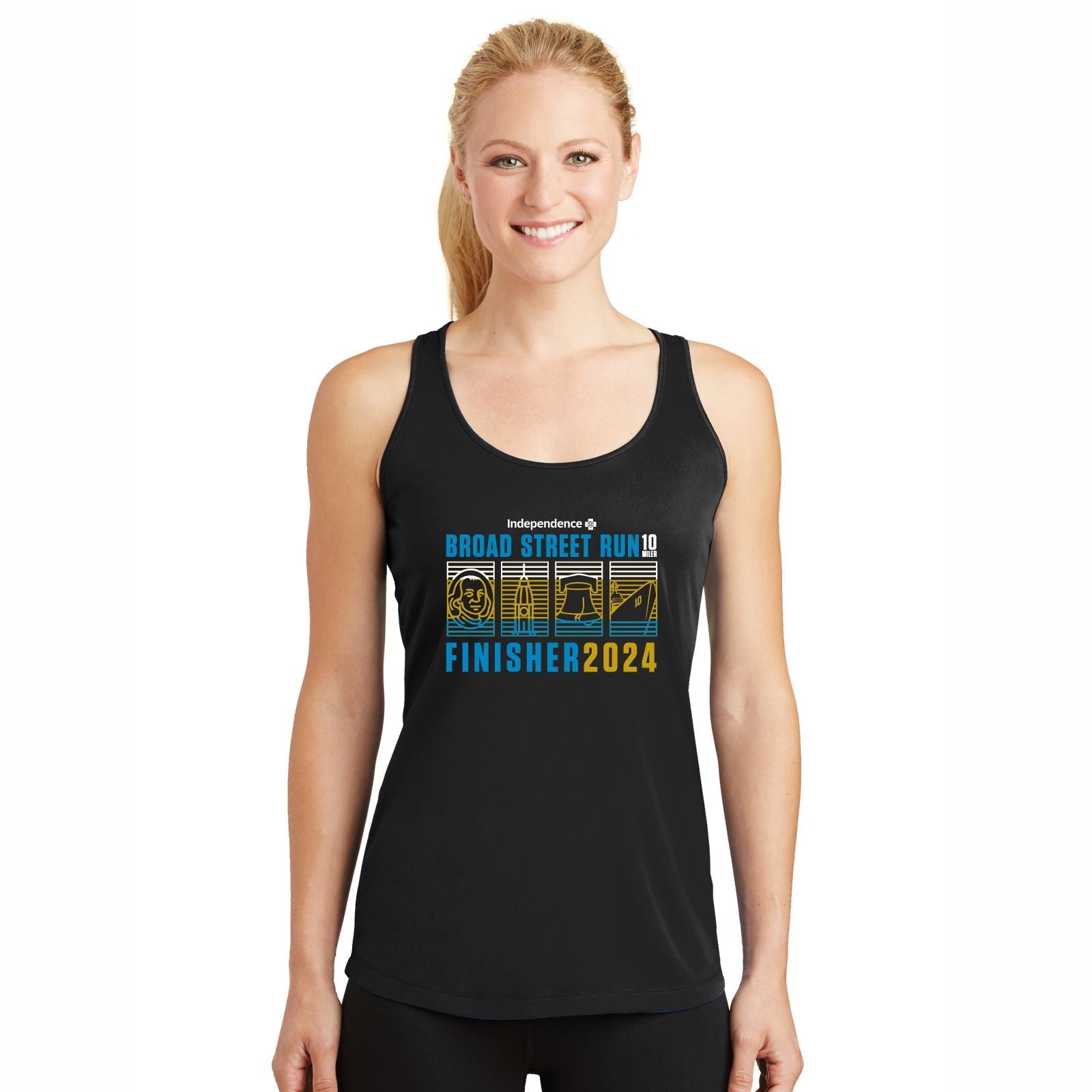 Women's Tech Singlet -Black- 2024 Finisher – Shop Broad