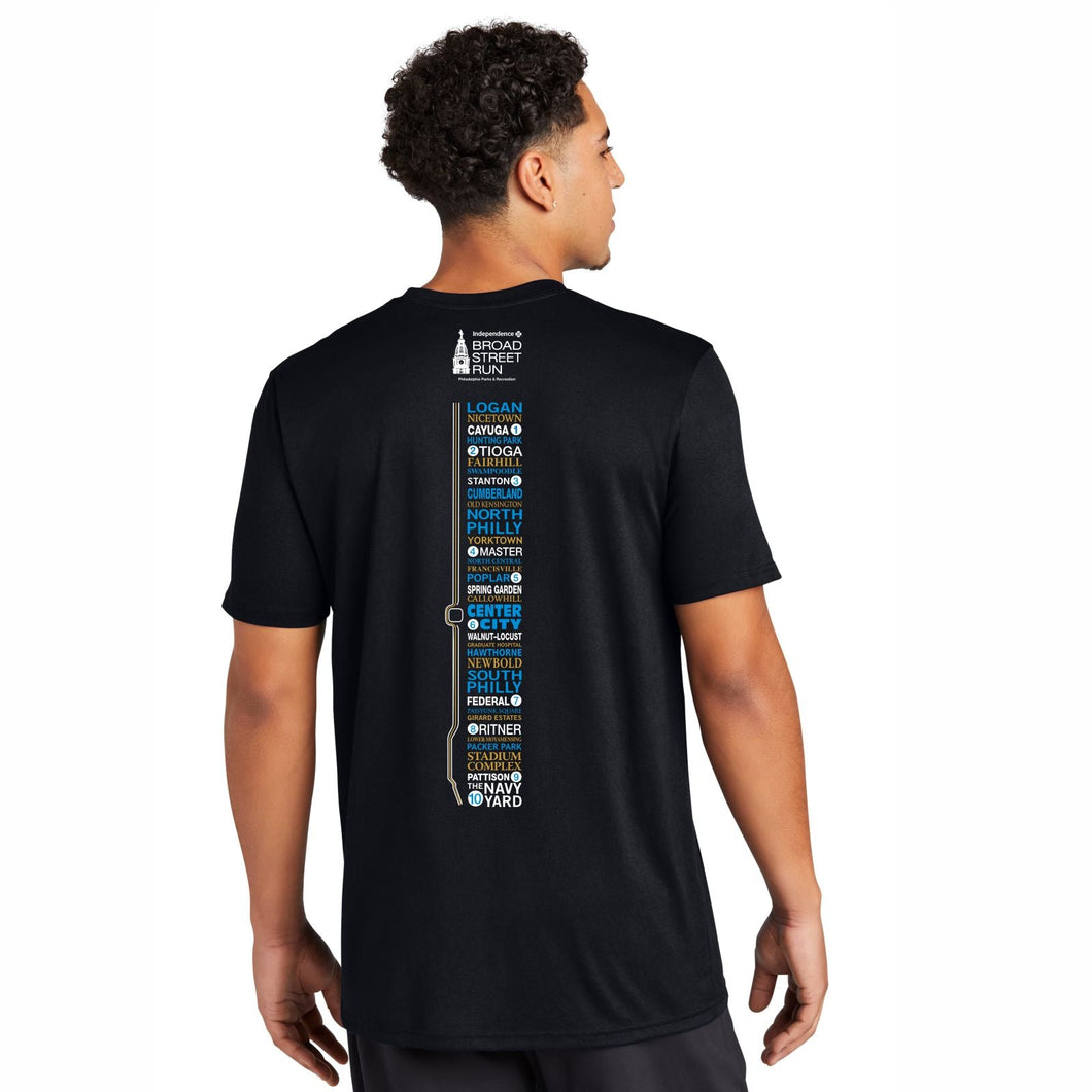 Men's Tech Sueded Tee -Black- Directions