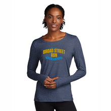Women's LS Stretch Tech Tee -Dark Denim- Directions
