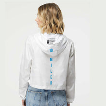 Women's Crop Hooded Windbreaker -White Camo- LCP