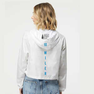 Women's Crop Hooded Windbreaker -White Camo- LCP