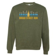 Adult Fleece Crew -Army Heather- Subway