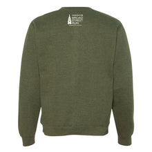 Adult Fleece Crew -Army Heather- Subway