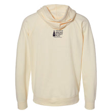 Adult Terry Zip Hoody -Bone- Embroidery