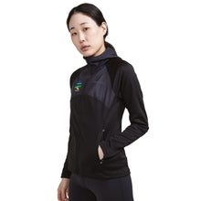 Women's CRAFT Hooded Zip Jacket -Black- Embroidery