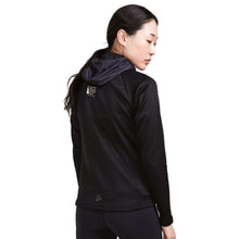 Women's CRAFT Hooded Zip Jacket -Black- Embroidery