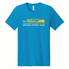 Adult Fashion Tee -Neon Blue- Block