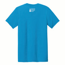 Adult Fashion Tee -Neon Blue- Block