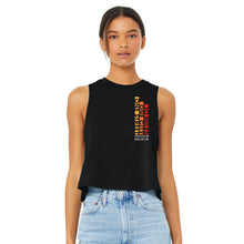 Women's Fashion Crop Tank -Black- LCP