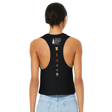 Women's Fashion Crop Tank -Black- LCP