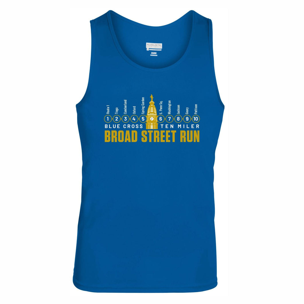 Men's Tech Running Tank - Royal - Subway