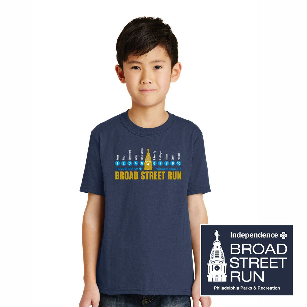 Youth Fashion Tee -Navy- Subway