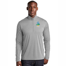 Men's Tech 1/4 Zip -Light Grey Heather- Embroidered